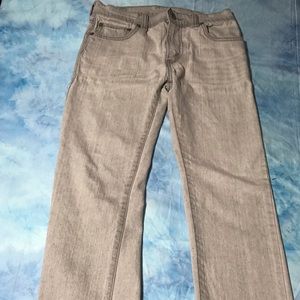 Levi’s white jeans button fly 27X27